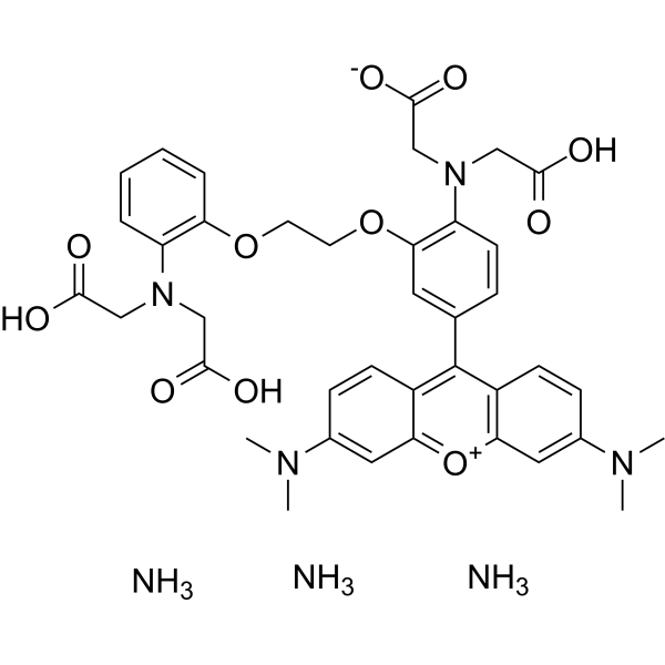 RHOD 2 triammonium 129787-65-1